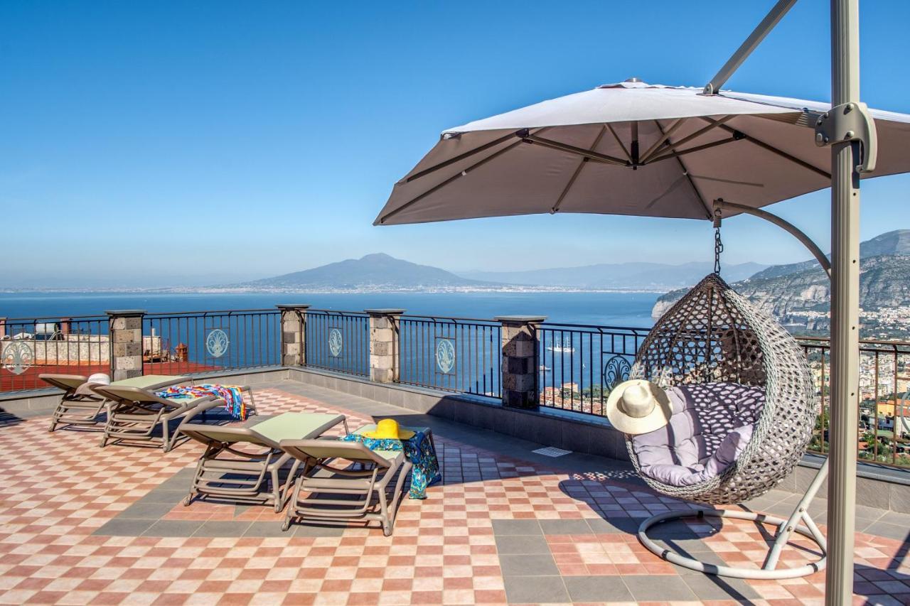Villa Caruso Private Heated Pool & Sea View Sorrento Exterior photo