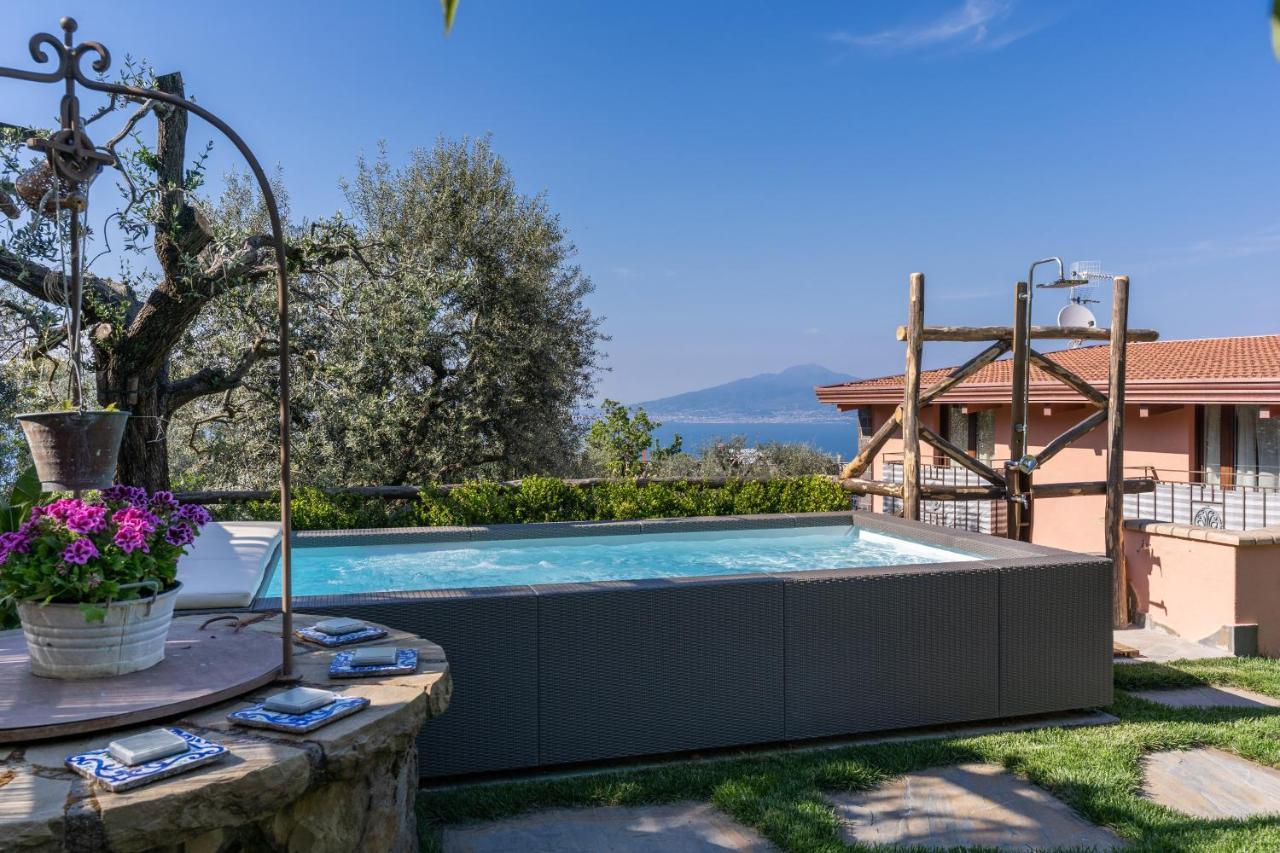 Villa Caruso Private Heated Pool & Sea View Sorrento Exterior photo